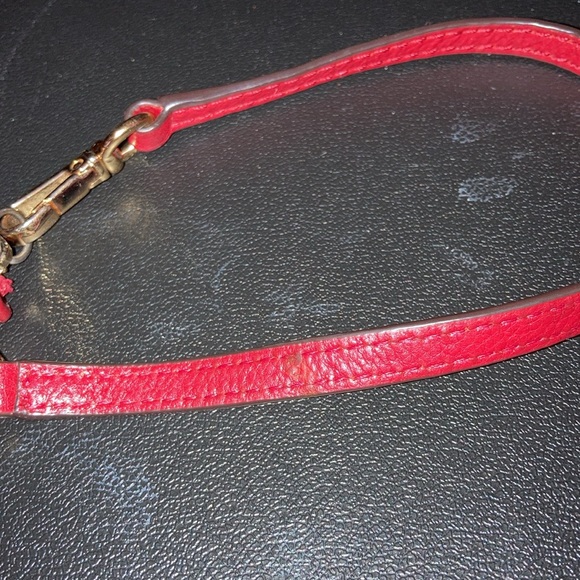 Michael kors red brown tan wristlet - Picture 3 of 8